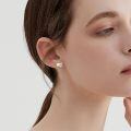 wholesale 925 Sterling Silver Cute Winking Cat Stud Earrings Platinum Plated Animal Jewelry-0-3
