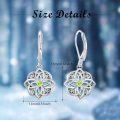 wholesale 925 Sterling Silver Celtic Witches Knot Dangle Earrings, Hypoallergenic, Oxidized, Tarnish Resistant, Gift for Women-0-6