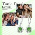 wholesale 925 Sterling Silver Green Pearl Earrings Wholesale With Leaf Design-0-6
