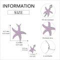 wholesale 925 Sterling Silver Pink CZ Starfish Lariat Necklace - Ocean Beach s for Women-0-4