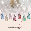 TOUPOP Sterling Silver & Opal Necklace-0-1