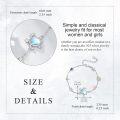wholesale 925 Sterling Silver Moonstone Shell Sunflower Starfish Fish Ocean Heart Charm Bracelet-0-3