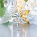 wholesale 925 Sterling Silver Cross Pendant Necklace-0-1