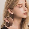 wholesale 925 Sterling Silver Cute Axolotl Earrings Wholesale With Pink Enamel Details-0-5