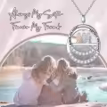 TOUPOP Sterling Silver Crystal 2 Sisters Necklace Gifts For Women-0-4