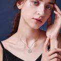 wholesale 925 Sterling Silver Tennis Player Heart Pendant Necklace She Believed She Could So She Did-0-4