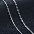 wholesale Sterling Silver Cuban Chain Necklace for Men Women 2 0mm 4 0mm 16 26 (Gift Included)-0-10