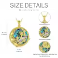 TOUPOP Sterling Silver Moon Star Necklace Sagittarius Zodiac Pendant Type1-0-1