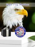 wholesale 925 Sterling Silver Proud to Be an American Eagle & Flag Pendant Necklace-0-5
