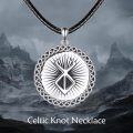 wholesale 925 Sterling Silver Berserker Pendant Norse Viking Necklace Mens Womens Gifts-0-4