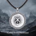 wholesale 925 Sterling Silver Valknut Pendant Norse Viking Jewelry For Men And Women-0-4