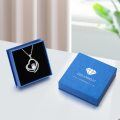 wholesale 925 Sterling Silver Owl Heart Opal Pendant Necklace White Gold Plated Crystal Jewelry-0-6