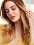 TOUPOP 14K Yellow Gold Star Of David Necklace For Women, 16+2 Inch-0-2