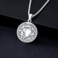 wholesale 925 Sterling Silver Sport Pendant Necklaces - Football & Basketball Fans Gifts for Him-0-5