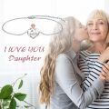 TOUPOP Sterling Silver Rose Flower Heart I Love You Bracelet For Women-0-1