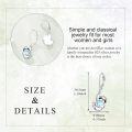 wholesale 925 Sterling Silver Heart-Shaped Sloth Drop Earrings Gift for Her-0-3