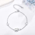 wholesale 925 Sterling Silver Star and Elephant Charm Bracelet for Women-0-2