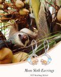 wholesale Silver Sloth Moonstone Leverback Dangle Earrings Adorable Animal s for Women Girls 925 Sterling Silver Heart-Shaped Stone Drop Earings Minimalist Fashion Accessories Hypoallergenic Safe Nickel Free Lead-Free Copper-free Material Lightweight Comfortable Wear Everyday Use Birthday Christmas Anniversary Valentine's Day Graduation Mother¡¯s Father¡¯s Day Engagement Wedding Party Favor Present Idea Under $30 USD-0-5