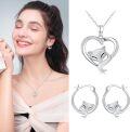 wholesale 925 Sterling Silver Fox Head Huggie Hoop Earrings for Sensitive Ears-0-3