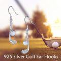 wholesale 925 Sterling Silver Nickel-Free Lead-Free Cadmium-Free Hypoallergenic Opal Golf Sport Earrings for Men Women Gift 16.6-32.6mm-0-2