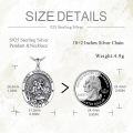 wholesale 925 Sterling Silver Saint Michael Protect Us Pendant Necklace for Men Women -0-5