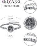 wholesale Sterling Silver St. Francis Bracelet  - Patron Saint of Animals Gift for Men & Women-0-1