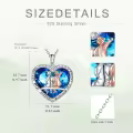 TOUPOP Sterling Silver Jewelry Sister Necklace Gift From Brother-0-5