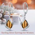 wholesale 925 Sterling Silver Black Onyx Tear Drop Dangle Earrings for Women Fine s-0-21