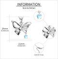 wholesale 925 Sterling Silver Butterfly Heart Pendant Necklaces for Women's  Ideas-0-4