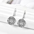 wholesale 925 Sterling Silver Celtic Knot Leverback Drop Earrings for Women - Minimalist  Ideas-0-4