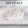 wholesale 10K Gold Pearls & Cubic Zirconia Drop Earrings for Women-0-2