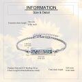wholesale 925 Sterling Silver Abalone Shell Daisy Flower Urn Keepsake Memorial Bracelet with Funnel and Fill Kit-0-4