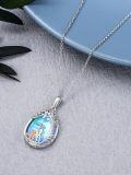 wholesale 925 Sterling Silver Tree of Life Family Pendant Necklaces for Women Men Girls Boys Kids  Ideas-0-4