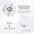 wholesale 925 Sterling Silver Penguin Charm Adjustable Bracelet for Women Girls - Cute-0-4