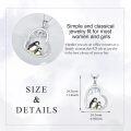 wholesale 925 Sterling Silver Penguin Family Heart Pendant Necklace with Snowflake and Cubic Zirconia Accents-0-2