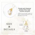 wholesale 14K Gold Pearl Triquetra Pendant Necklace for Women-0-1