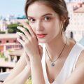 wholesale 925 Sterling Silver Necklace Locket Pendant With Moonstone And Photo Display-0-5