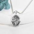 wholesale 925 Sterling Silver Saint Christopher Pendant Protection Jewelry for Men Women Gift Chain 30 -0-3