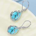 wholesale Sterling Silver Celtic Filigree Teardrop Earrings with Leverback for Women Mother s Day Gifts-0-19