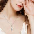 wholesale Sterling Silver Gemstone Pendant Necklace for Women Fine Jewelry Gift-0-2