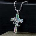 wholesale Sterling Silver Cross Pendant Necklace for Women Men Religious Jewelry Gift for Christmas Birthday Mothers Day-0-72