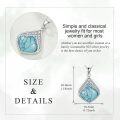wholesale 925 Sterling Silver Moonstone Lapis Larimar Moss Agate Teardrop Filigree Pendant-0-97
