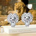 wholesale 925 Sterling Silver Heart-Shaped Dog Stud Earrings for Women and Girls-0-5