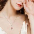 wholesale Sterling Silver Gemstone Pendant Necklace for Women Fine Jewelry Gift-0-24