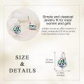 wholesale 925 Sterling Silver Abalone Shell Celtic Trinity Knot Leverback Earrings Triquetra Tree of Life s for Women Girls-0-4