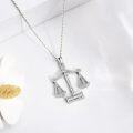wholesale 925 Sterling Silver Scale Gavel Necklace - Lawyer Jewelry Gift for Men & Women-0-1