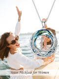 TOUPOP Sterling Silver Celtic Sister Necklace For 2 Friendship Gift-0-2