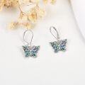wholesale 925 Sterling Silver Butterfly Dangle Earrings for Women Cat Gifts-0-3