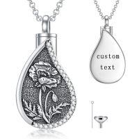 wholesale 925 Sterling Silver Lapis Lazuli Heart Necklace Wholesale With Diamonds And Funnel-08-Poppy-08-Poppy-Custom