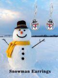 wholesale 925 Sterling Silver Teardrop Snowman Drop Earrings with Colorful Crystal Accents-0-2